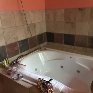 Spa tub in our room
