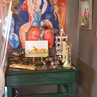 Some of the art available for purchase.