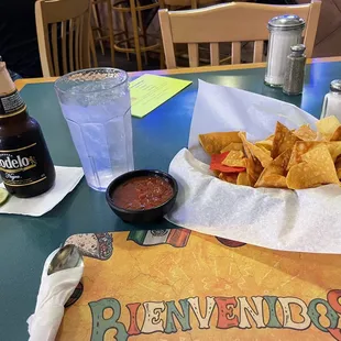 mexican food and drinks