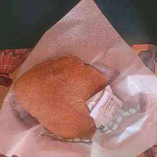 This is the cinnamon sopapilla.