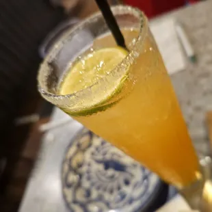 Peach on the rocks