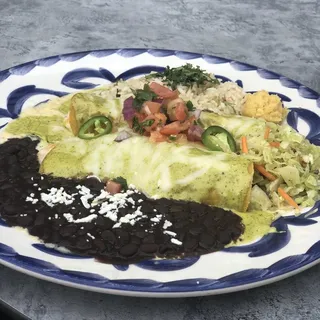 Crab and Shrimp Enchiladas