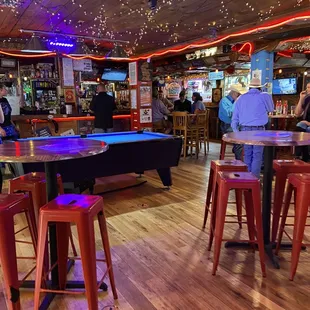 Inside towards the bar