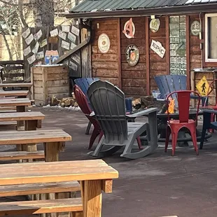 Fire pit Back Patio