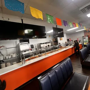 sushi and sashimi, interior