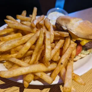 Cheeseburger w/ Fries for $14.