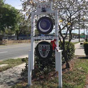 Sign from the street.