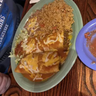 1 Enchilada and Taco