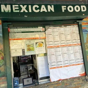 Order window/Menu