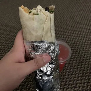 Super burrito for size reference