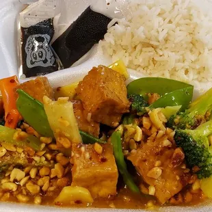 Curry tofu
