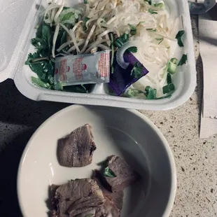 1/10. Very little fatty meat with Amy Pho. Greasy broth.  Definitely not worth $14.00.
