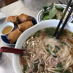 Pho and Thai Eggrolls @ Cadao Express!! Phenomenal!!!