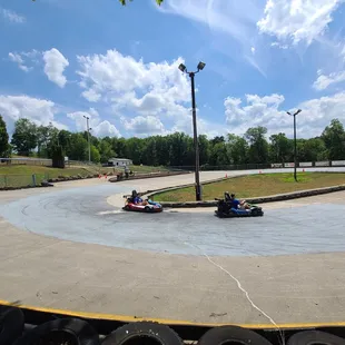 Race like a Nascar driver on our Naskart Track!