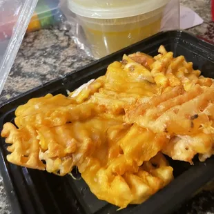 Cheesy Waffle Fries