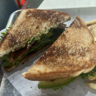 BLT with avocado