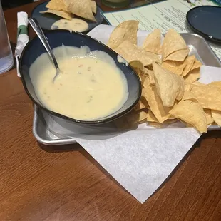 Queso and chips