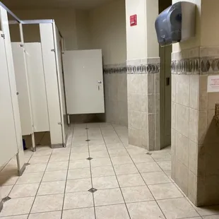 a public restroom