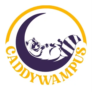 a logo for caddywampus
