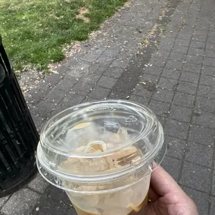 So yummy that I drank half before I remembered a picture