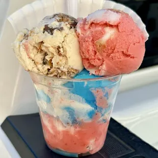 Strawberry shortcake...blue coconut...Reese peaniut butter...