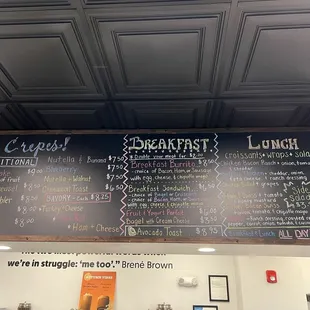 Food menu