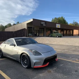 Outside