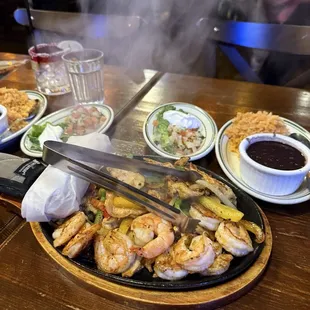 Chicken &amp; Shrimp Fajitas