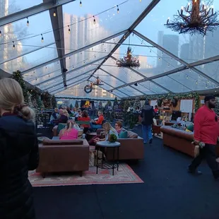 Inside the....Tent...(it&apos;s a Temporary Structure, Tent is all I can think of)