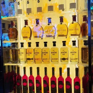 bottles of liquor
