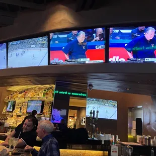 people watching tvs
