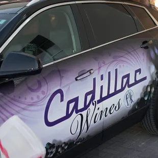 Your wine will be delivered in a new Cadillac SRX.