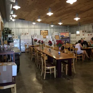 Tasting room.
