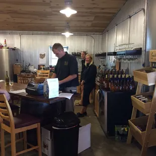 Tasting room.