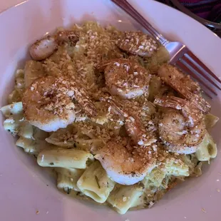 Shrimp  pasta.