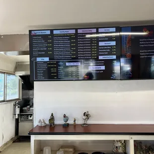 new updated menu