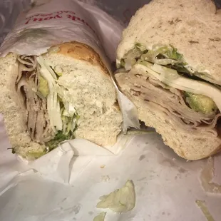Turkey Breast Sandwich with avocado