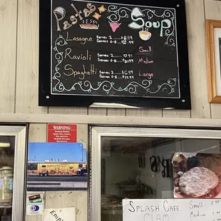 Togo meals menu
