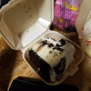 The Oreos cheese cake