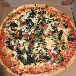 Yum!!! Veggie pizza!!!!