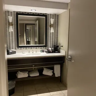 Spacious bathroom