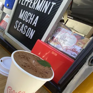 Peppermint mocha! Woooo!