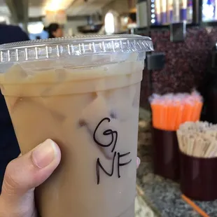 Skinny Caramel Macchiato also called the "Gator"!