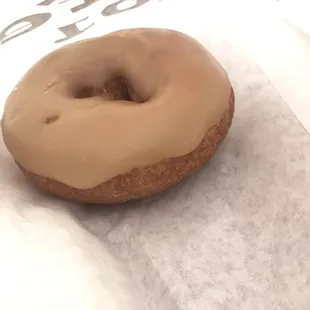 vegan maple donut