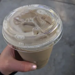 Iced Soy Vanilla Latte (:
