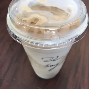 Medium Iced Soy Latte
