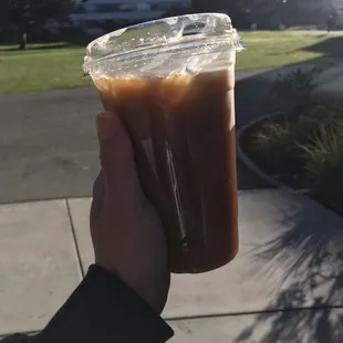Iced Dirty Chai Latte