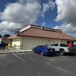 Outside parking lot view