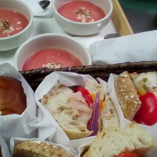 Hot and Cold Soups &amp; our amazing Gourmet Deli Sandwiches!