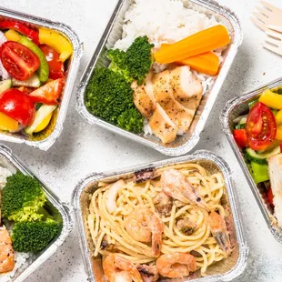 This was a customized catering meal plan based on dietary needs.